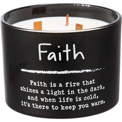 Faith Poetry Candle