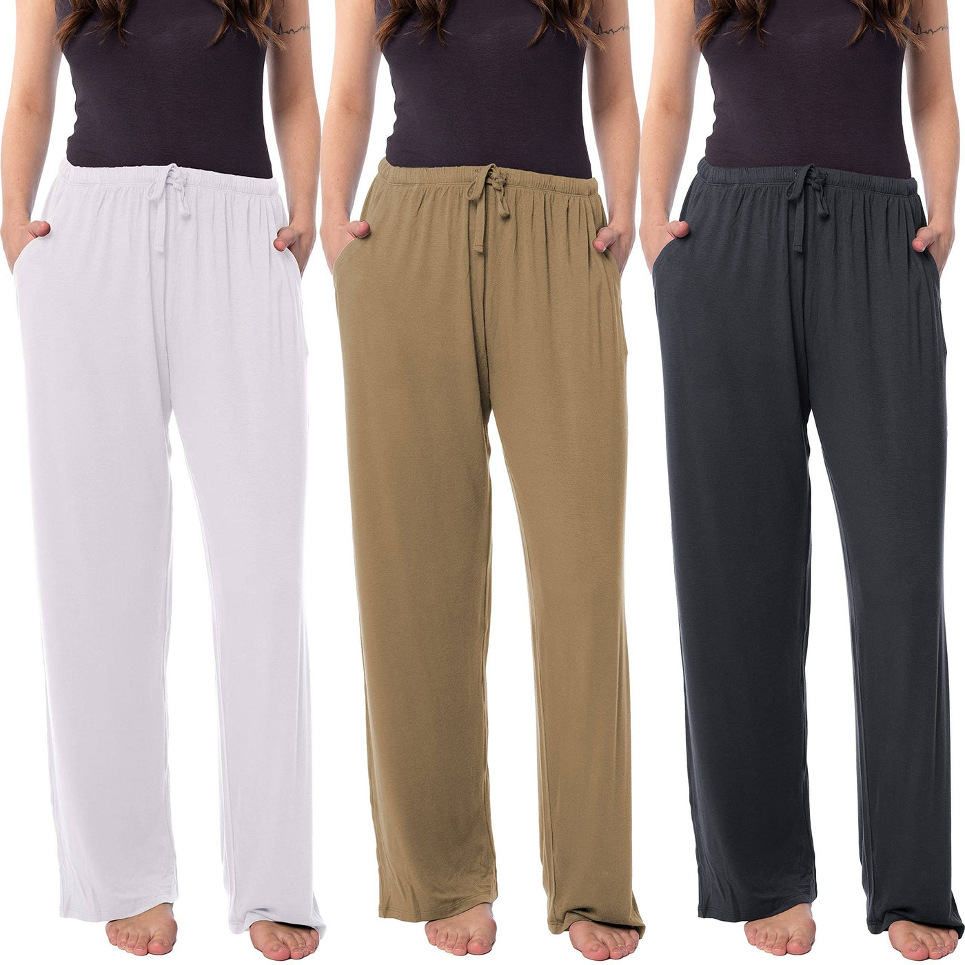 Women’s  Super Soft Rayon Full-Length Lounge Pant