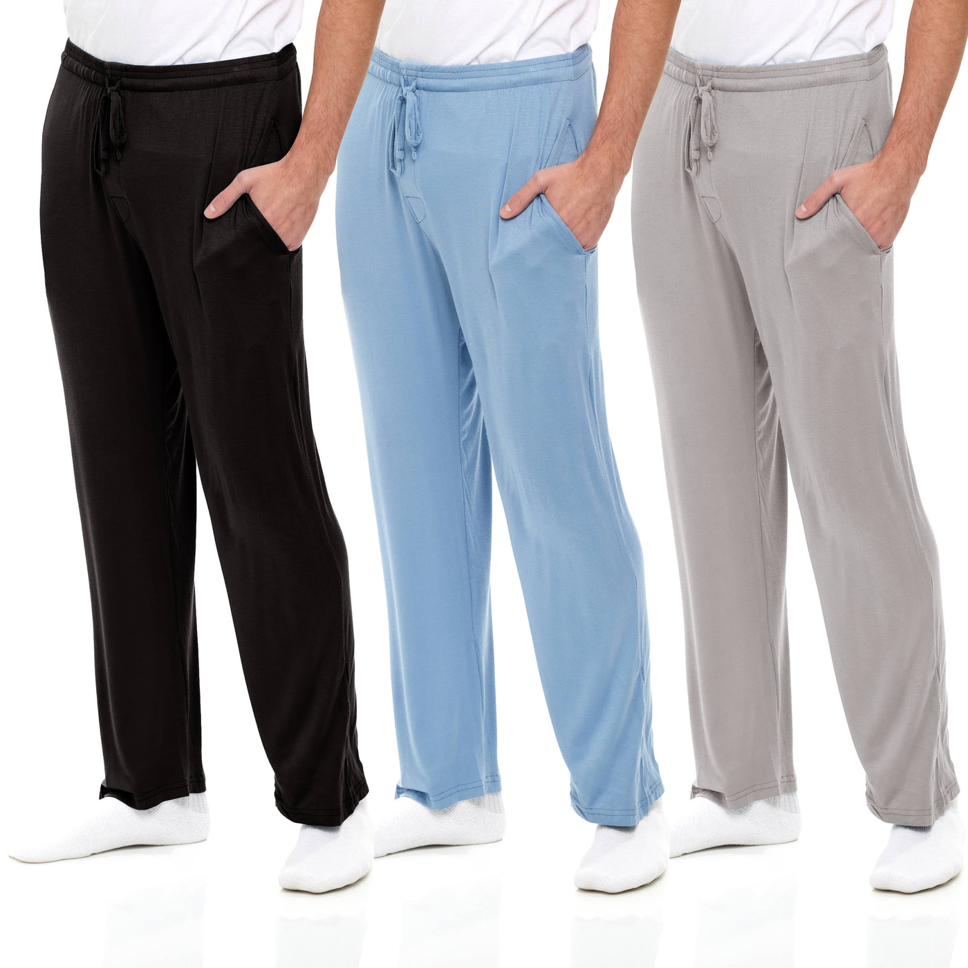 Men's Ultra Soft Drawstring Lounge Pajama Pants