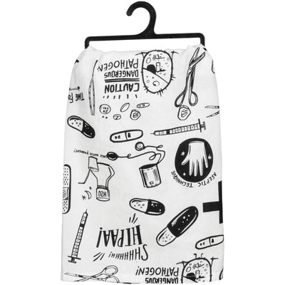 Nursing Is A Work Of Heart Kitchen Towel