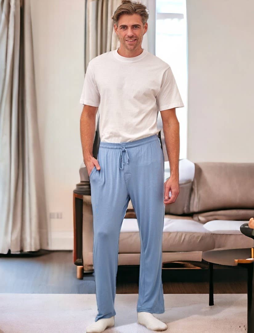 Men's Ultra Soft Drawstring Lounge Pajama Pants