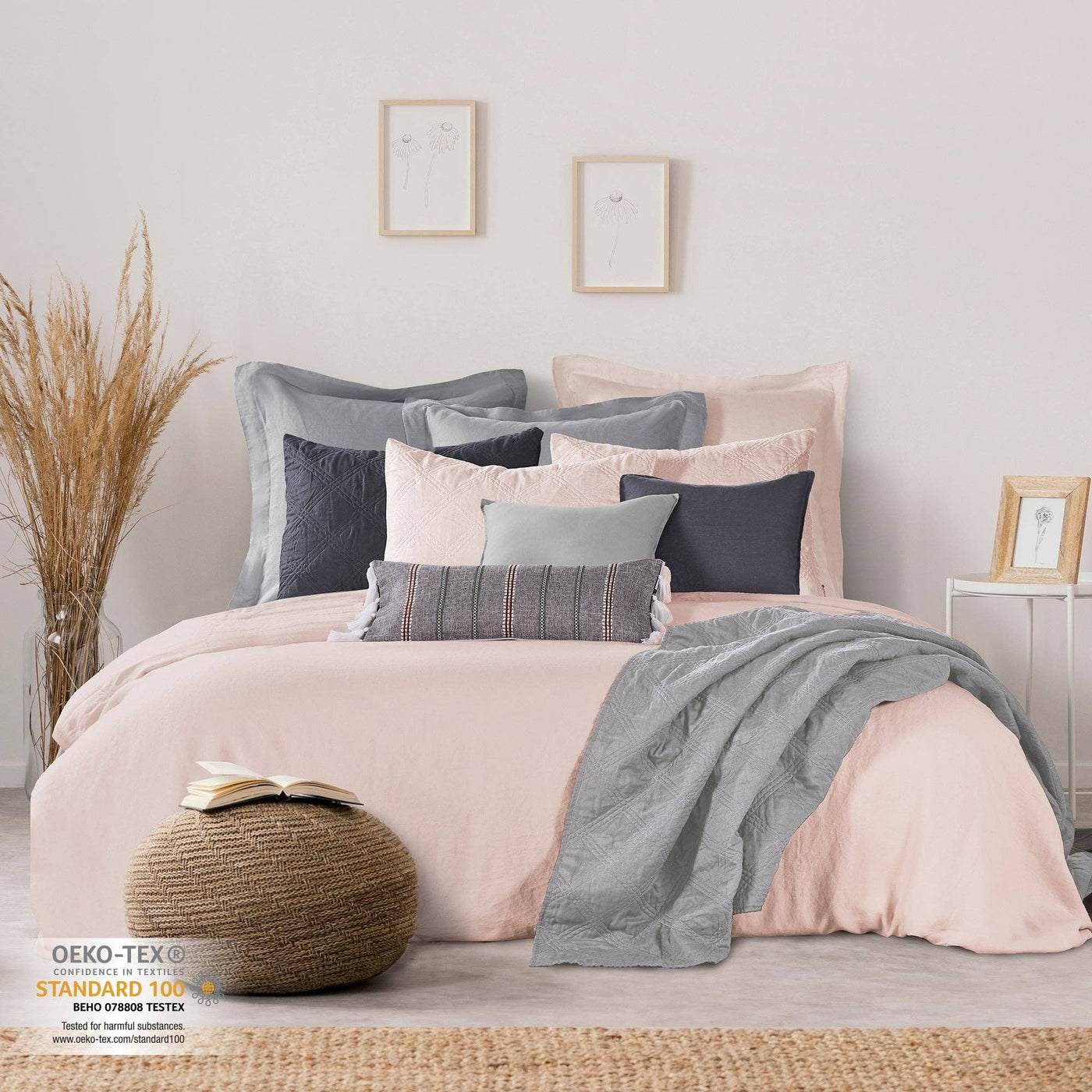 Washed Linen Duvet Cover