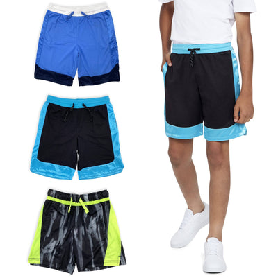 Boy's Dry Fit Basketball Shorts With Pockets