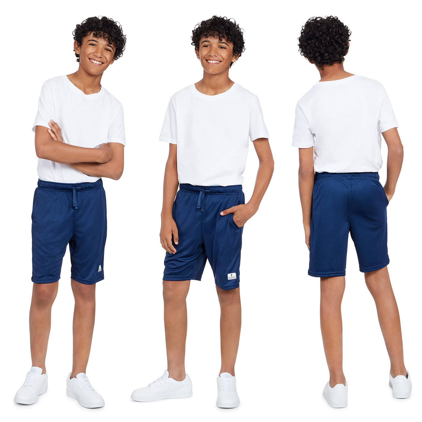 Boy's Dry Fit Basketball Shorts With Pockets