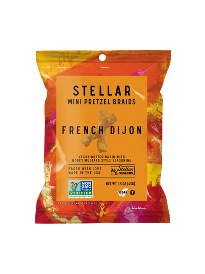 Stellar Pretzel Braids - French Dijon - 1.5oz