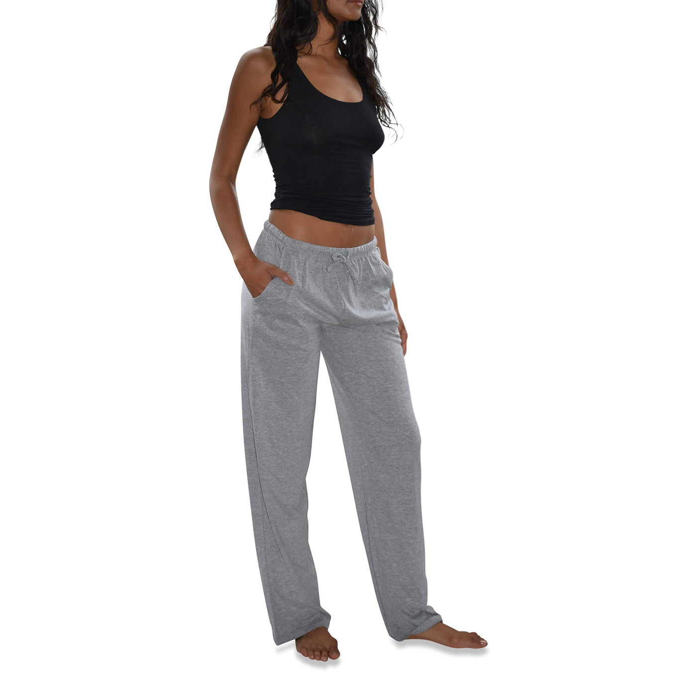 Women's Soft Capri Cotton Lounge Pants