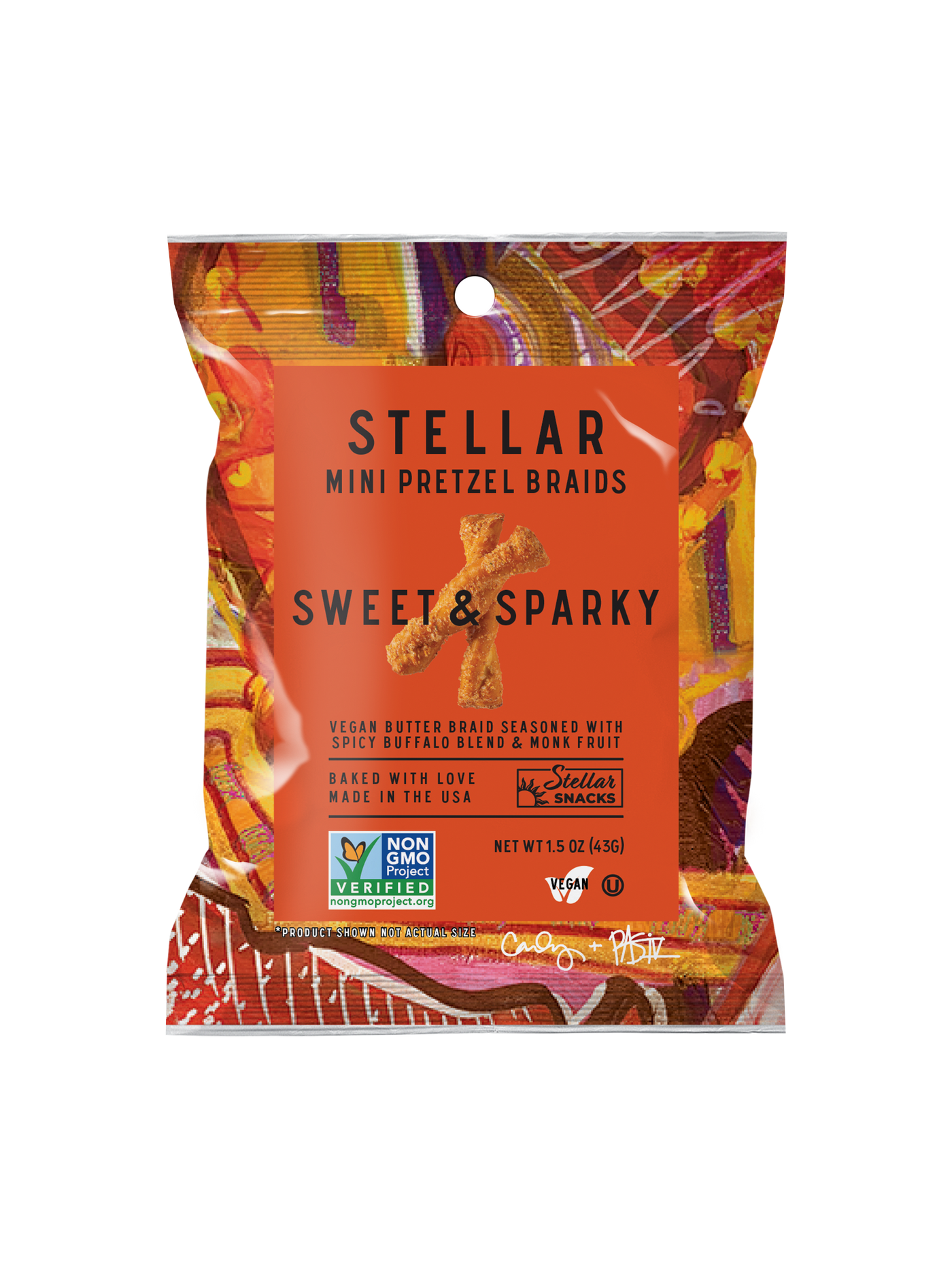 Stellar Pretzel Braids - Sweet & Sparky - 1.5oz