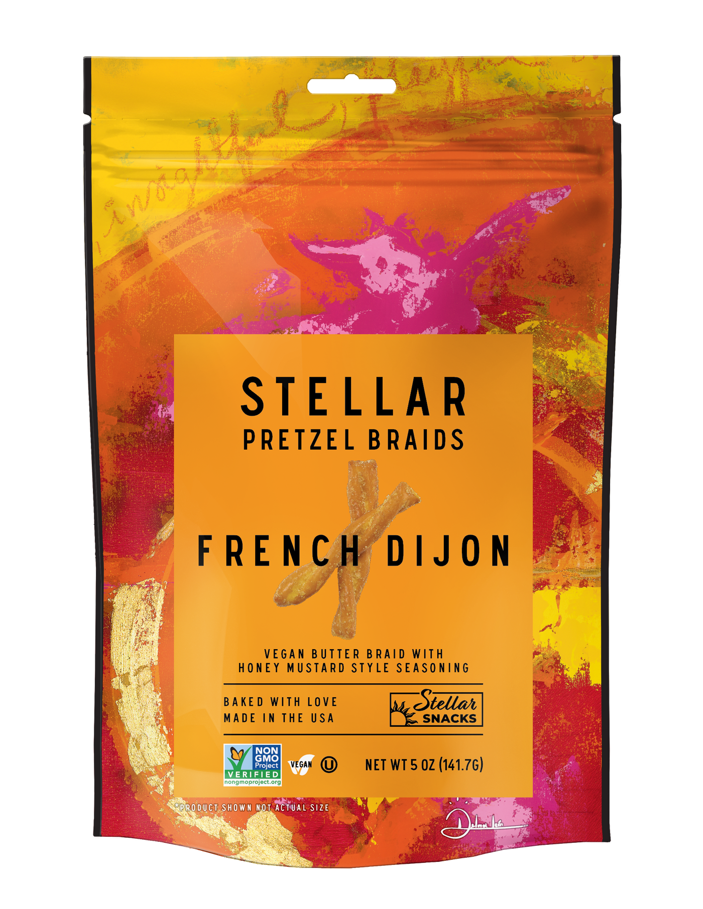 Stellar Pretzel Braids- French Dijon- 5oz