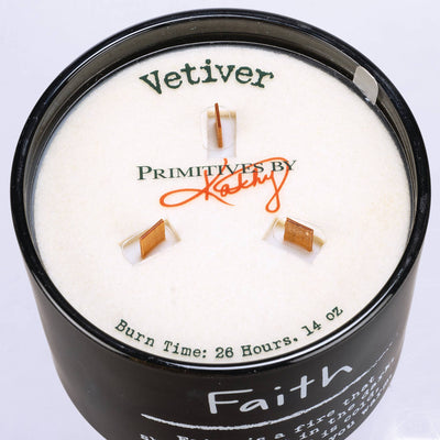 Faith Poetry Candle