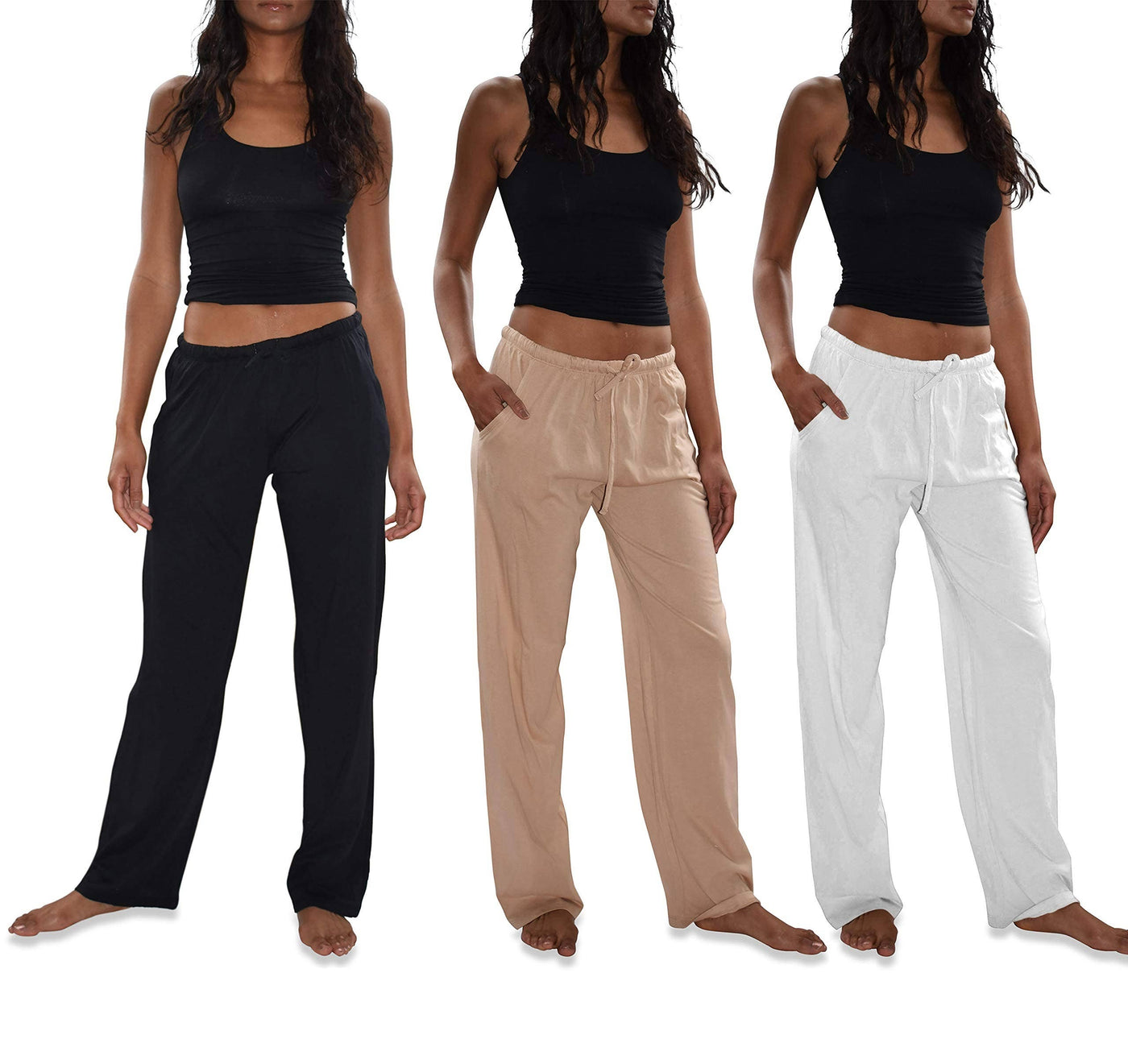 Women's Soft Capri Cotton Lounge Pants