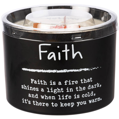 Faith Poetry Candle