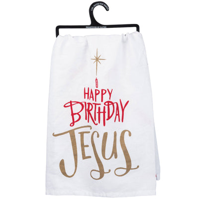 Happy Birthday Jesus Kitchen Towel