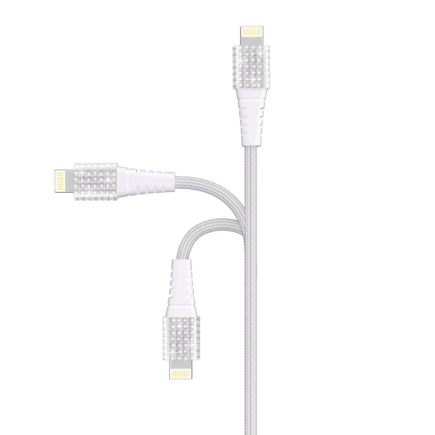 BLING 3 iN One Apple iPhone/iPad Cable 6 FT