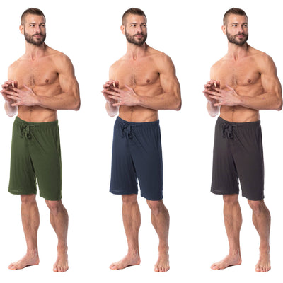 Men's Lightweight Drawstring Lounge Pajama Shorts