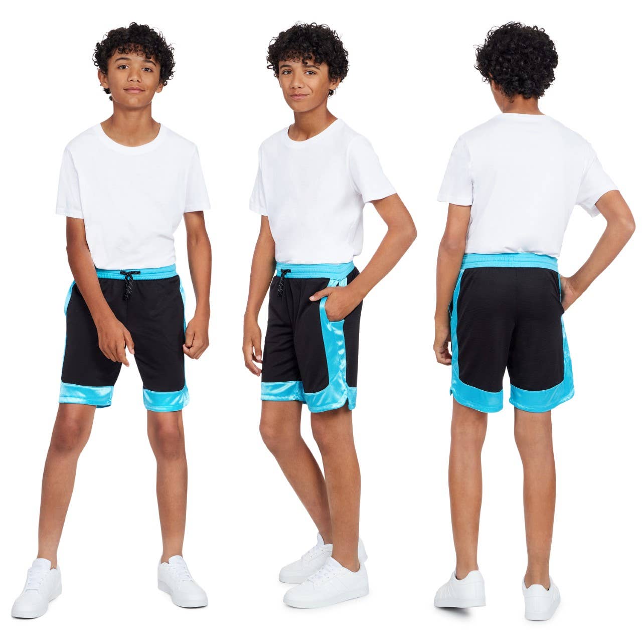 Boy's Dry Fit Basketball Shorts With Pockets