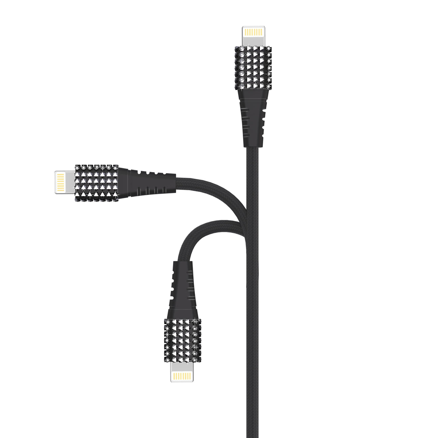 BLING 3 iN One Apple iPhone/iPad Cable 6 FT