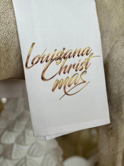 Louisiana "Christ"mas Handtowel