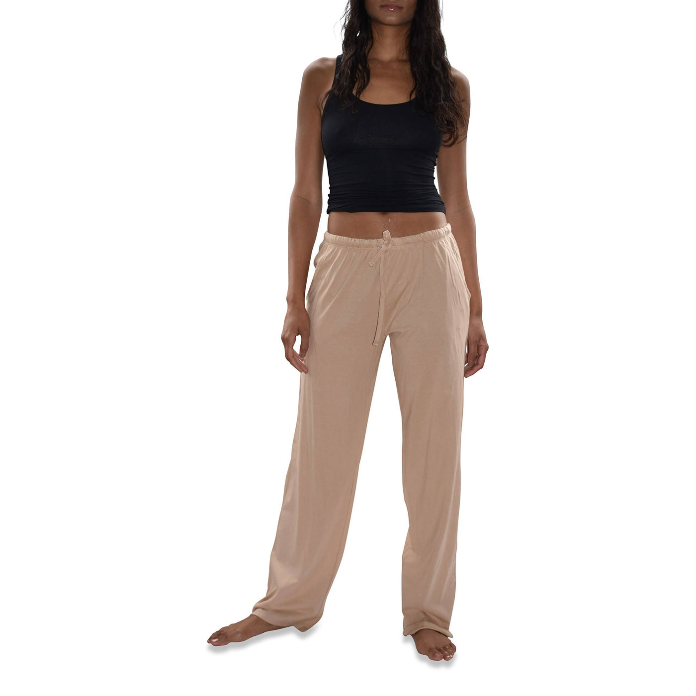 Women's Soft Capri Cotton Lounge Pants