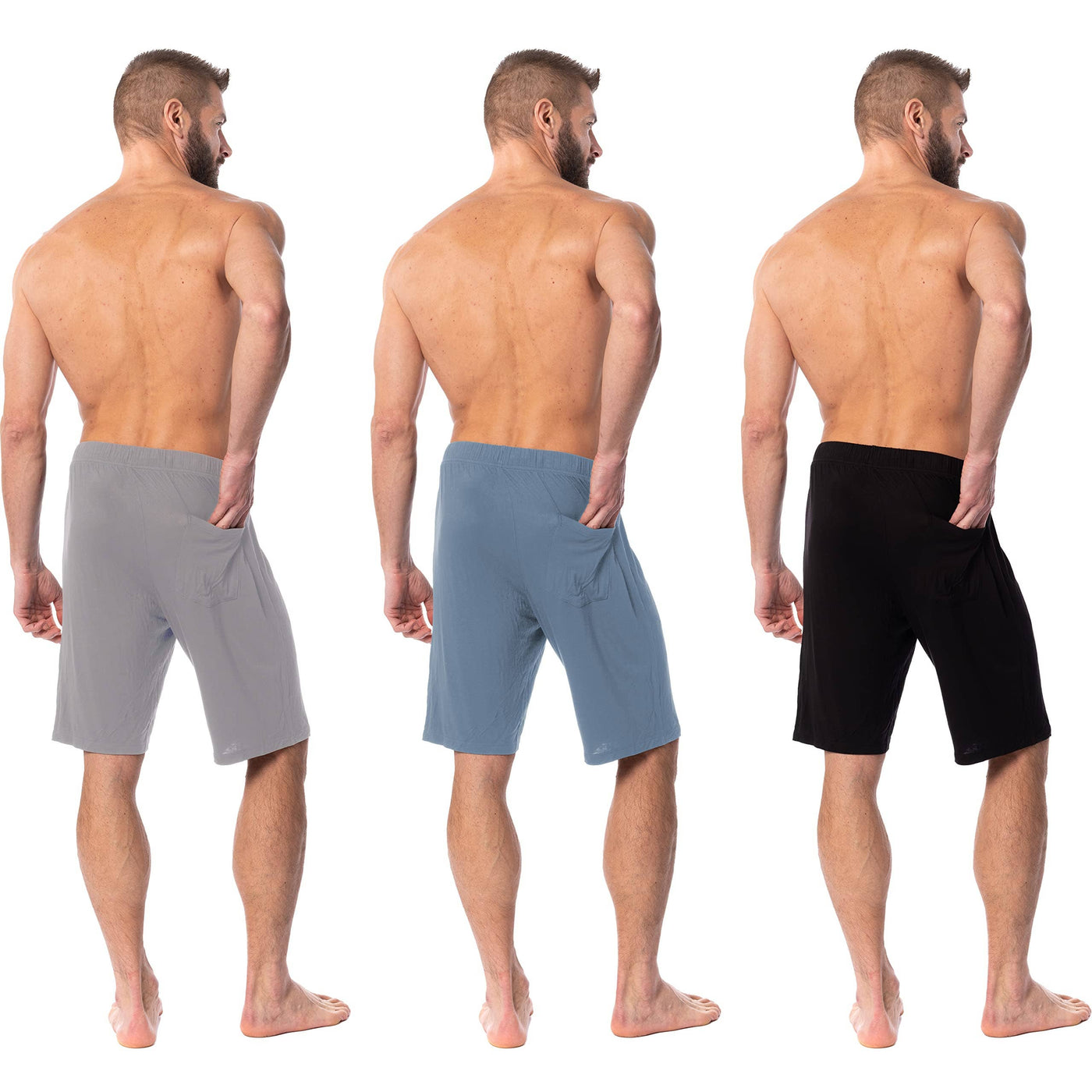 Men's Lightweight Drawstring Lounge Pajama Shorts