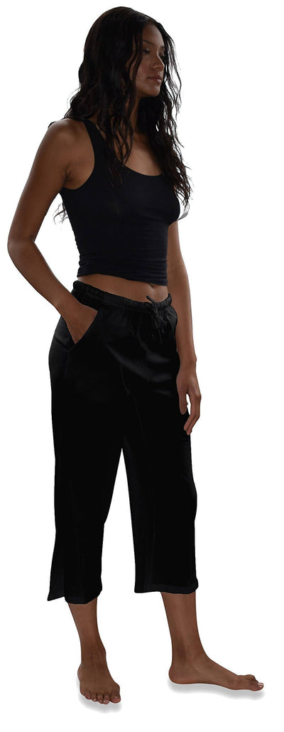 Women's Soft Capri Cotton Lounge Pants