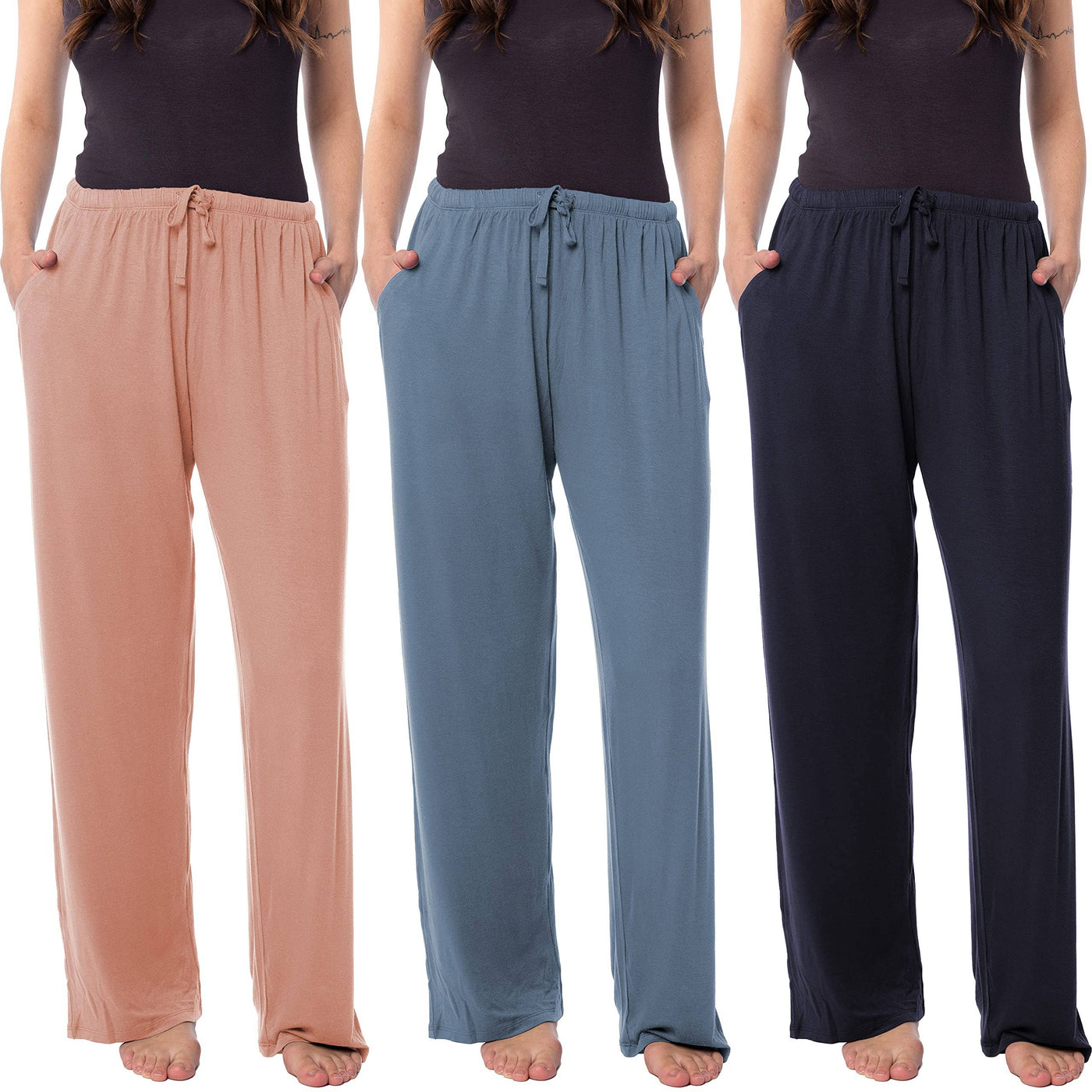 Women’s  Super Soft Rayon Full-Length Lounge Pant