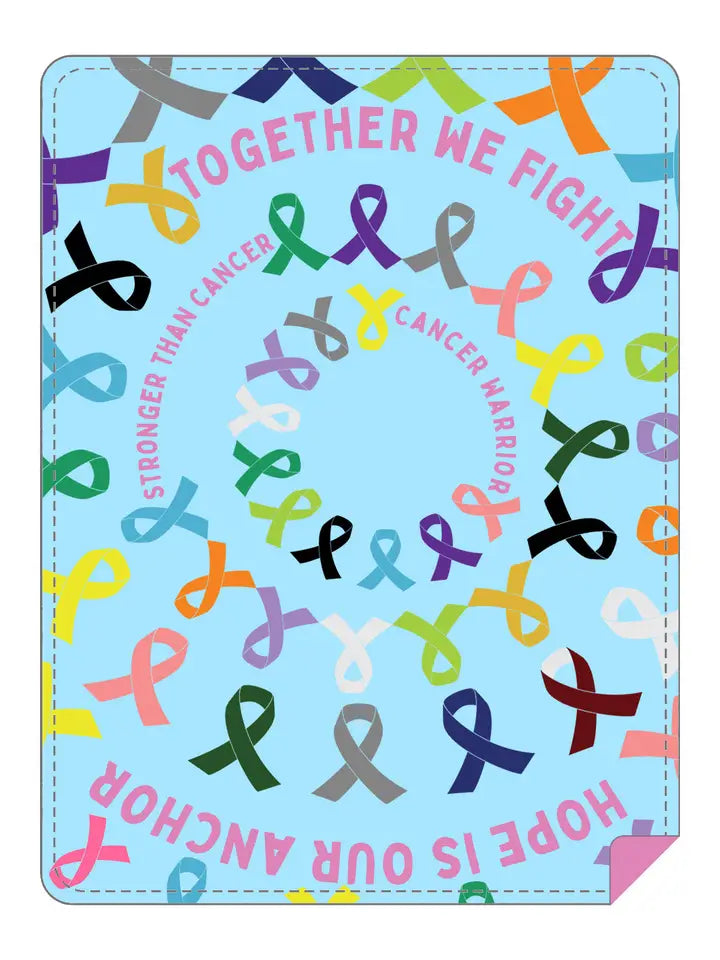 Cancer Warrior Throw Blanket