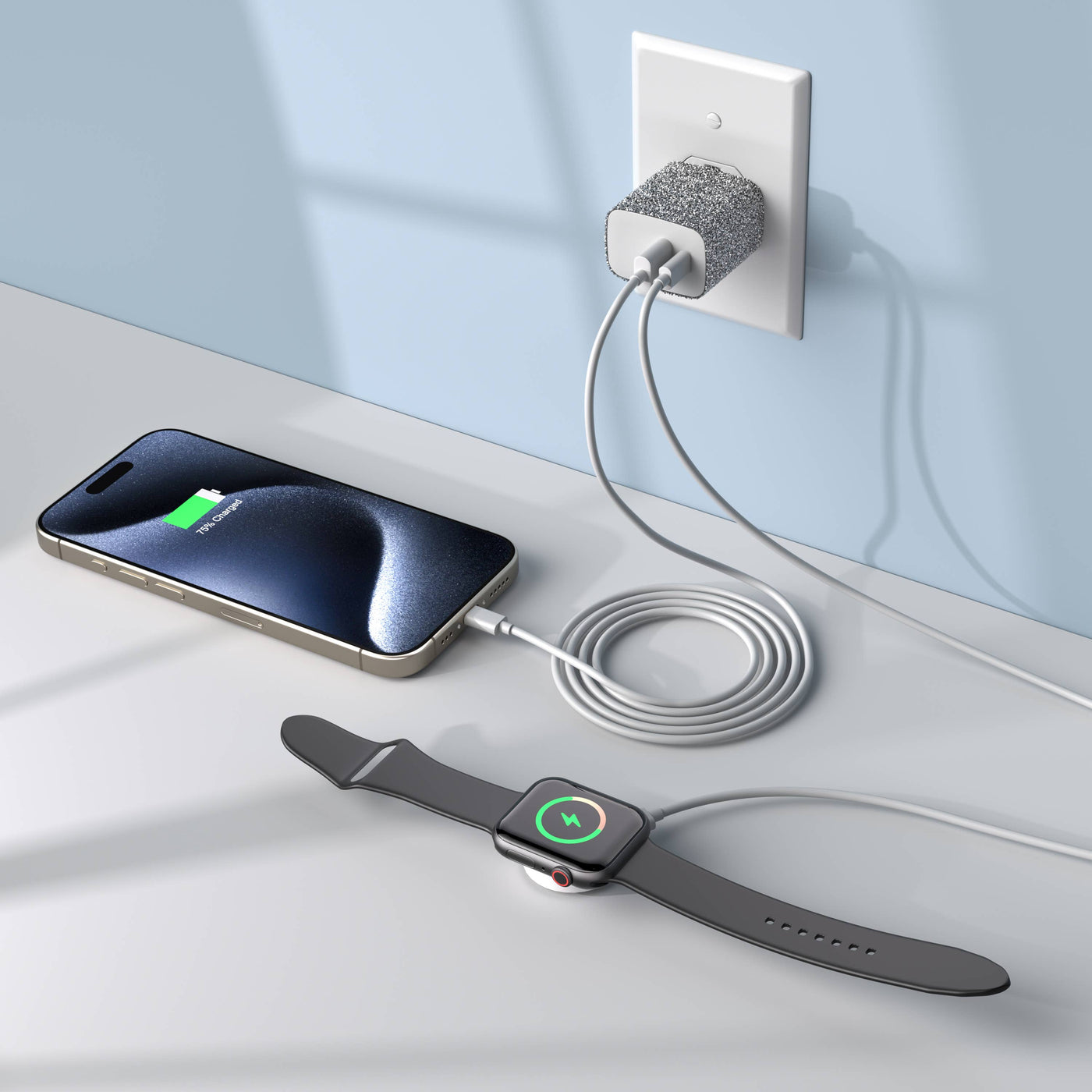 LAX Charge 2-Port USB Wall Chargers for Android &IP