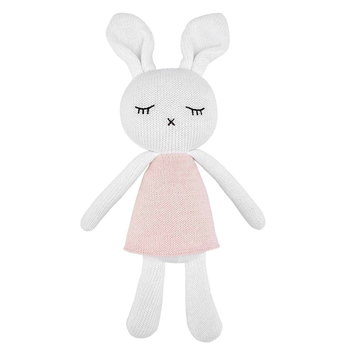 Mills Waffle Pink Bunny Plush