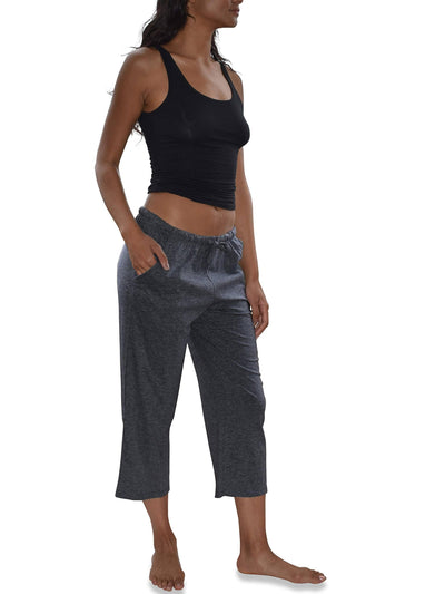 Women's Soft Capri Cotton Lounge Pants