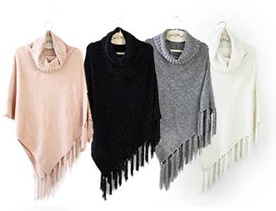 Britt's Knits Beyond Soft Chenille Poncho