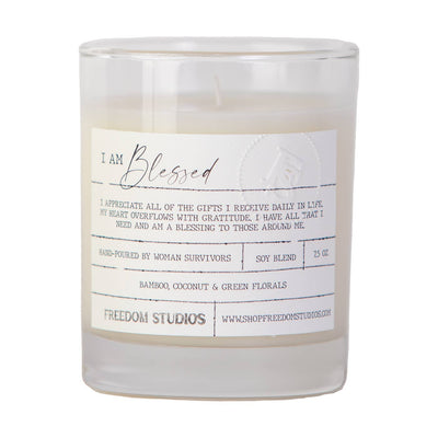 I AM Blessed 7.5 oz Candle